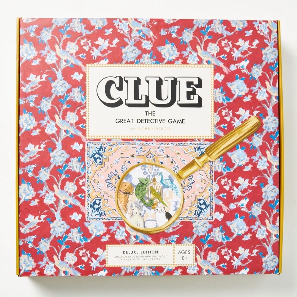 Clue for Anthropologie Board Game 🔍